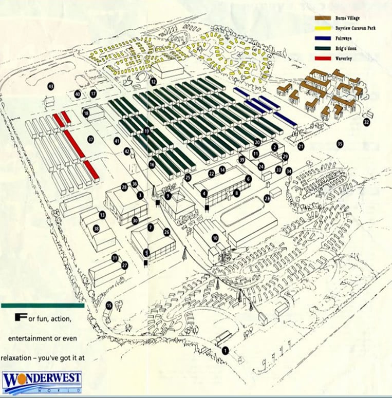1992 Butlins AYR Map