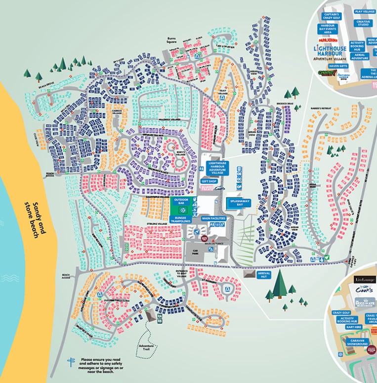 1992 Butlins AYR Map