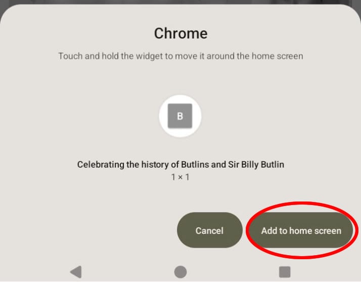 Butlins Memorabilia Website on Andriod