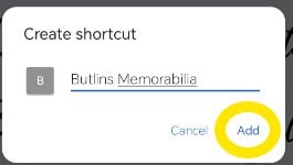 Butlins Memorabilia Website on Android