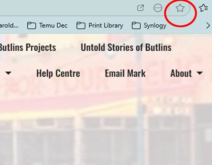 Butlins Memorabilia Website