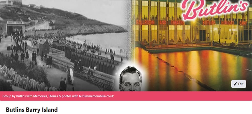 Butlin's Barry Island Group on Facebook