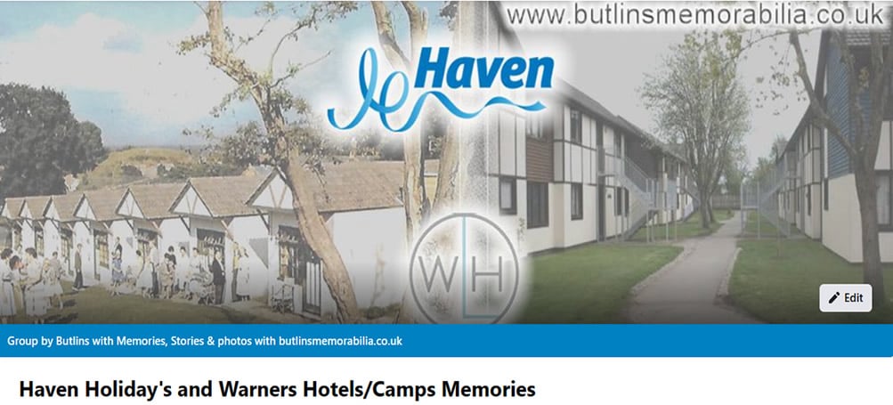 Butlin's Haven and Warners Group on Facebook