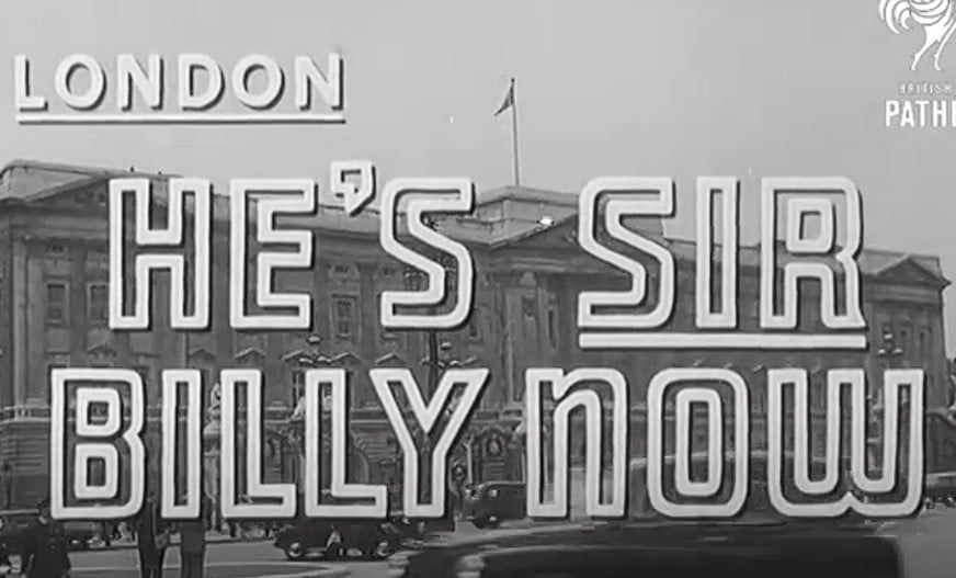 Billy Butlin becomes Sir Billy Butlin