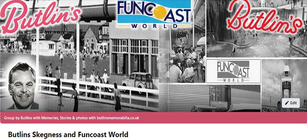 Butlin's Skegness Group on Facebook