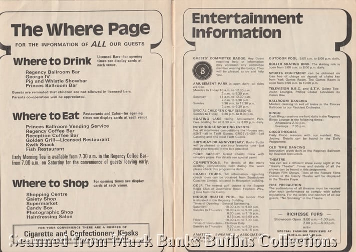 1975 Entertainment Guide