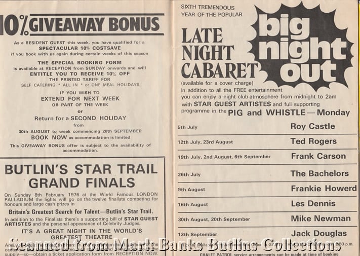 1975 Entertainment Guide