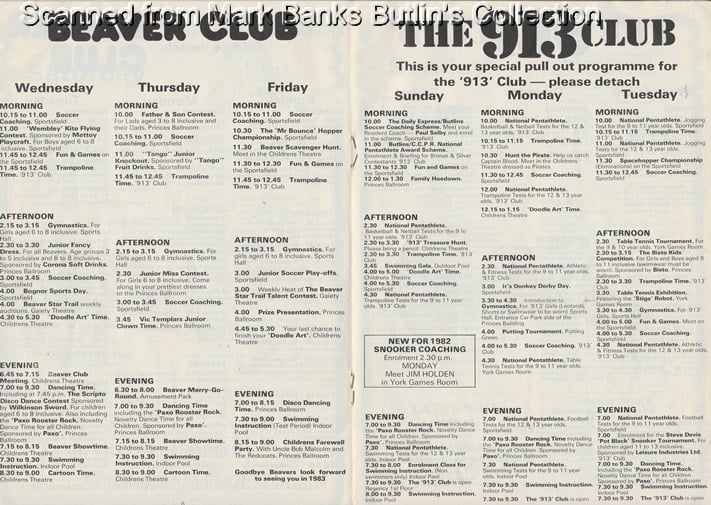 1982 Entertainment Guide