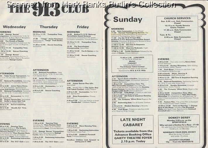 1982 Entertainment Guide