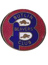 Butlins Beavers club Badges