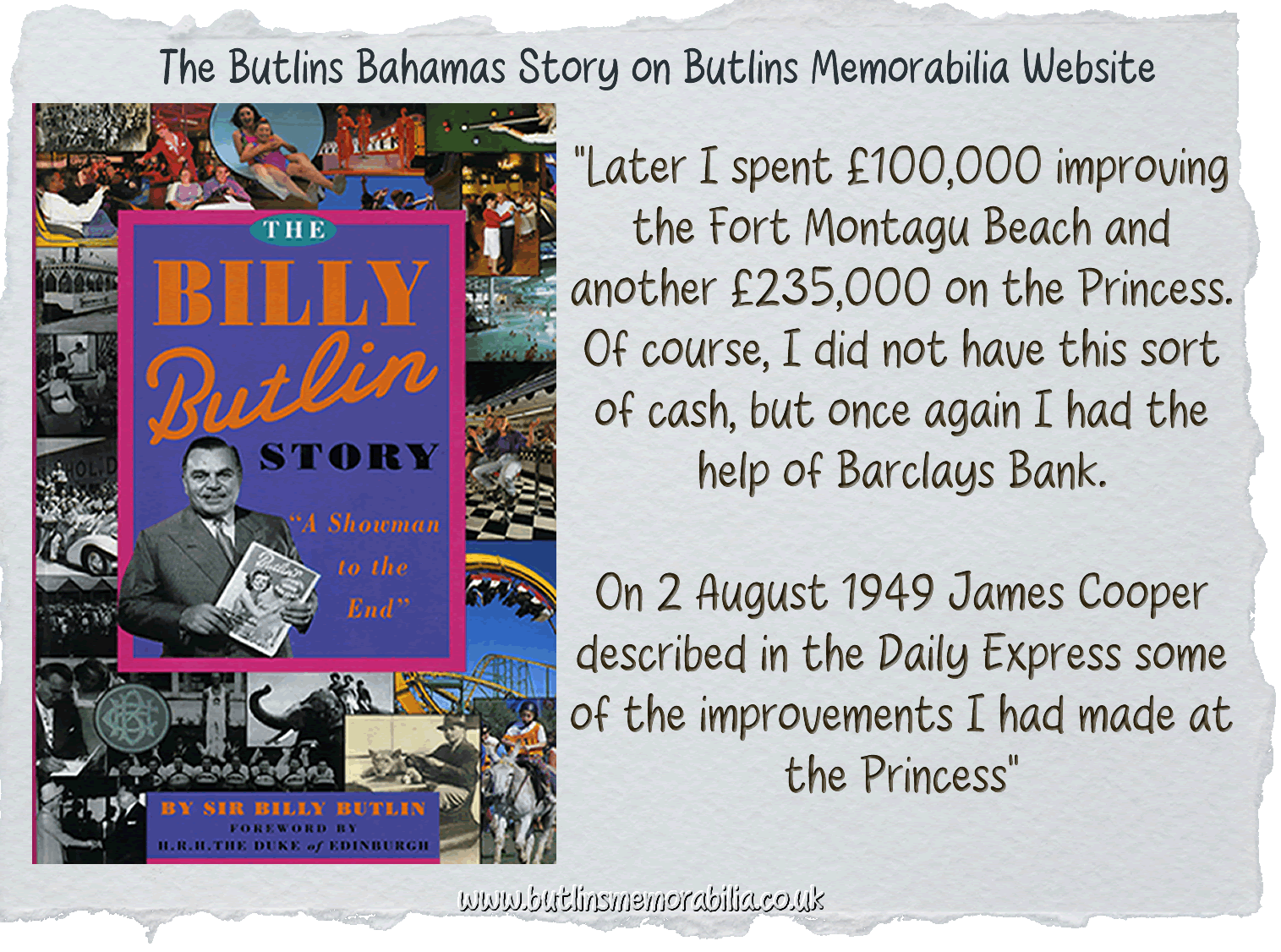 Page 186 - Bahamas Story on Butlins Memorabilia website