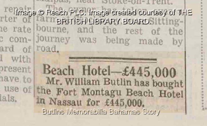 Derby Daily Telegraph - Thursday 11 December 1947 - Butlins Memorabilia Bahamas Story