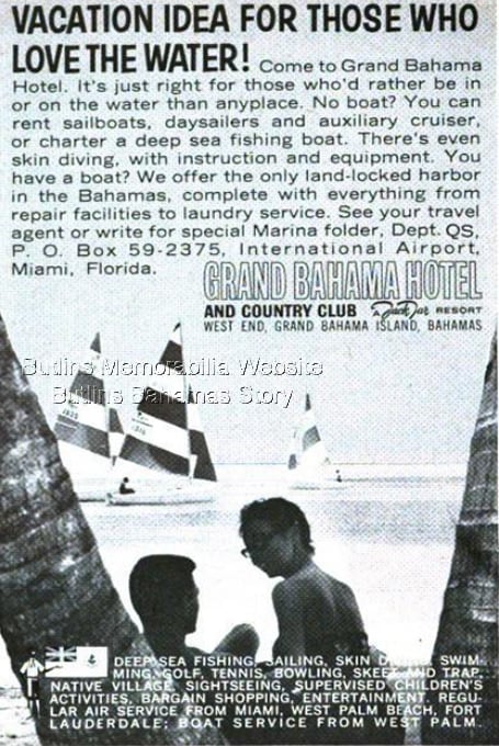 Jack Tars Grand Bahama Adverts