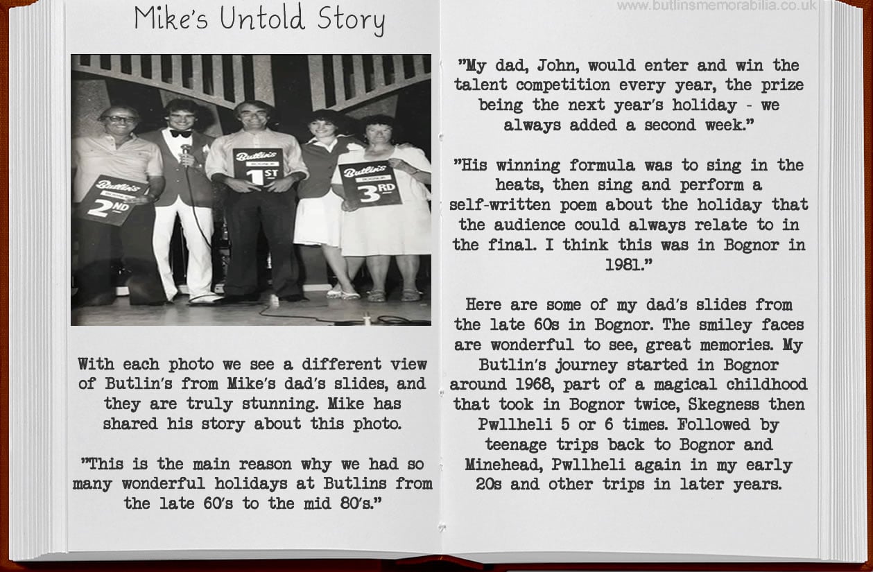 Mike's Butlins Untold Story